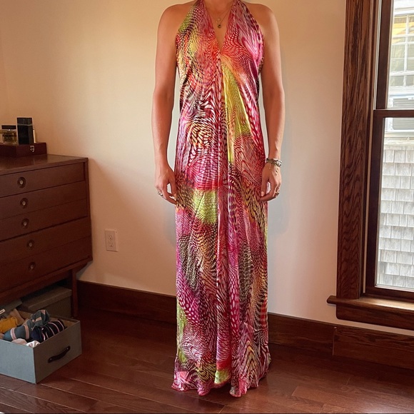Alexis 2009 silk halter top maxi dress - Picture 3 of 11